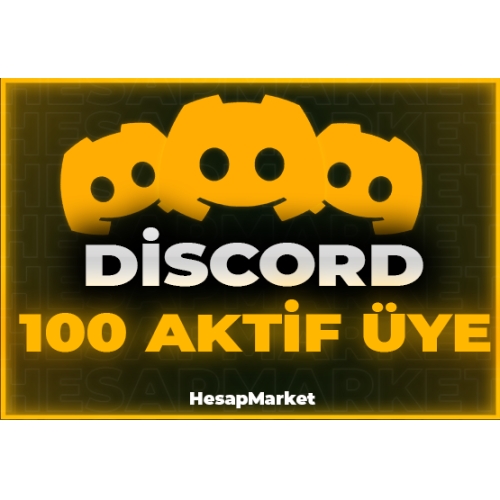  Discord Online 100 Sunucu Üyesi  1 Ay Çevrimiçi
